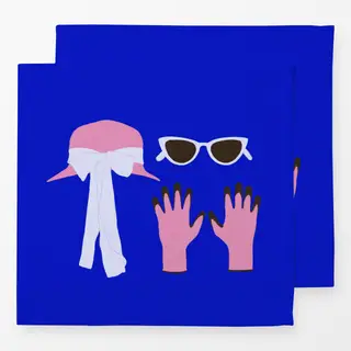 Servietten Garten Essentials Blau