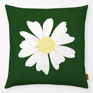 Kissen Daisy green