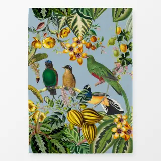 Geschirrtücher Exotischer Dschungel blau