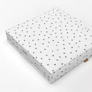 Bodenkissen Happy Bubbles black