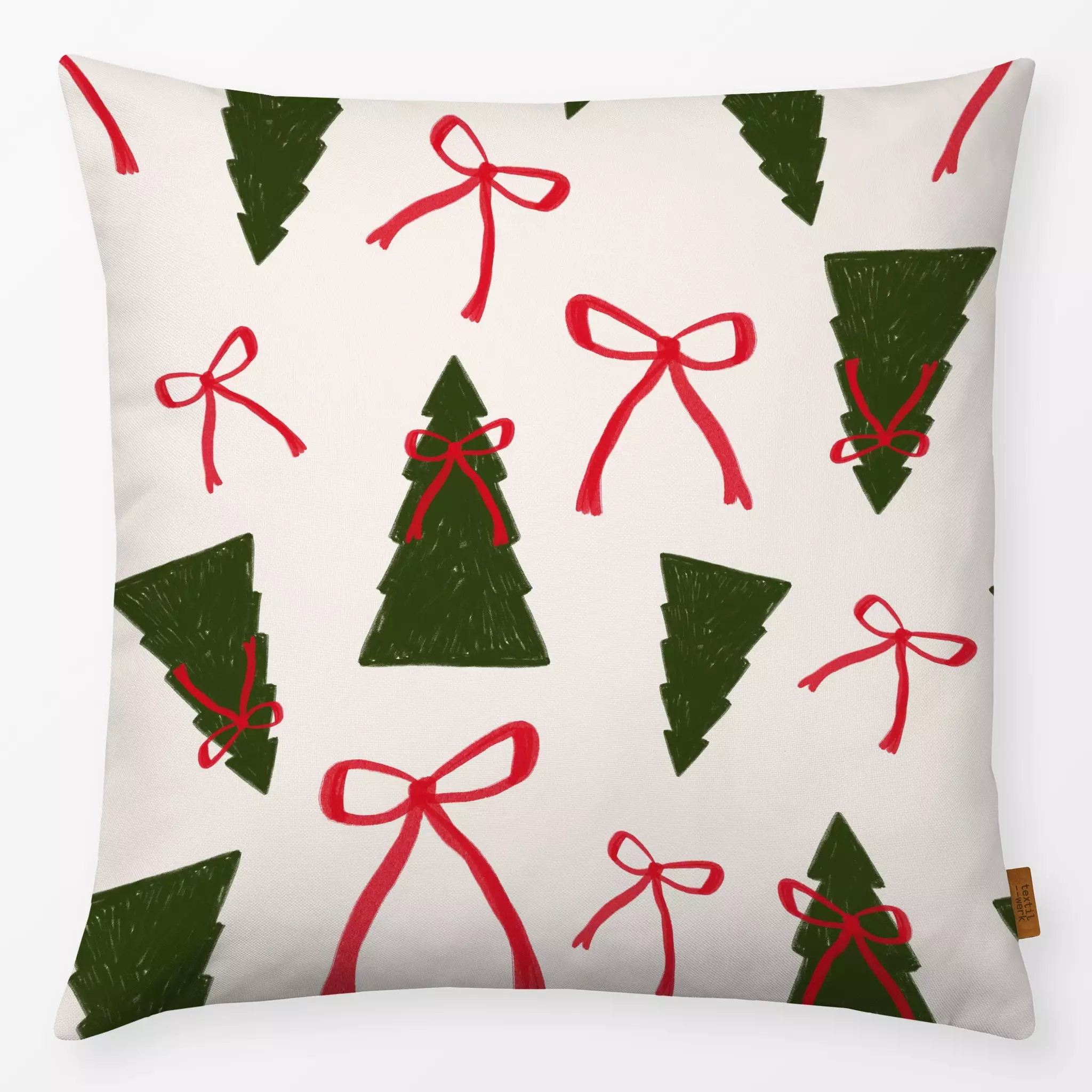 Kissen Kissen Allover Trees and Bows