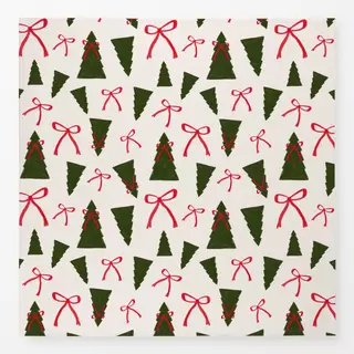 Tischdecke Allover Trees and Bows