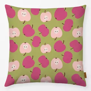 Kissen Äpfel grün