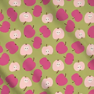 Meterware Äpfel grün