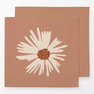 Servietten Aster karamell