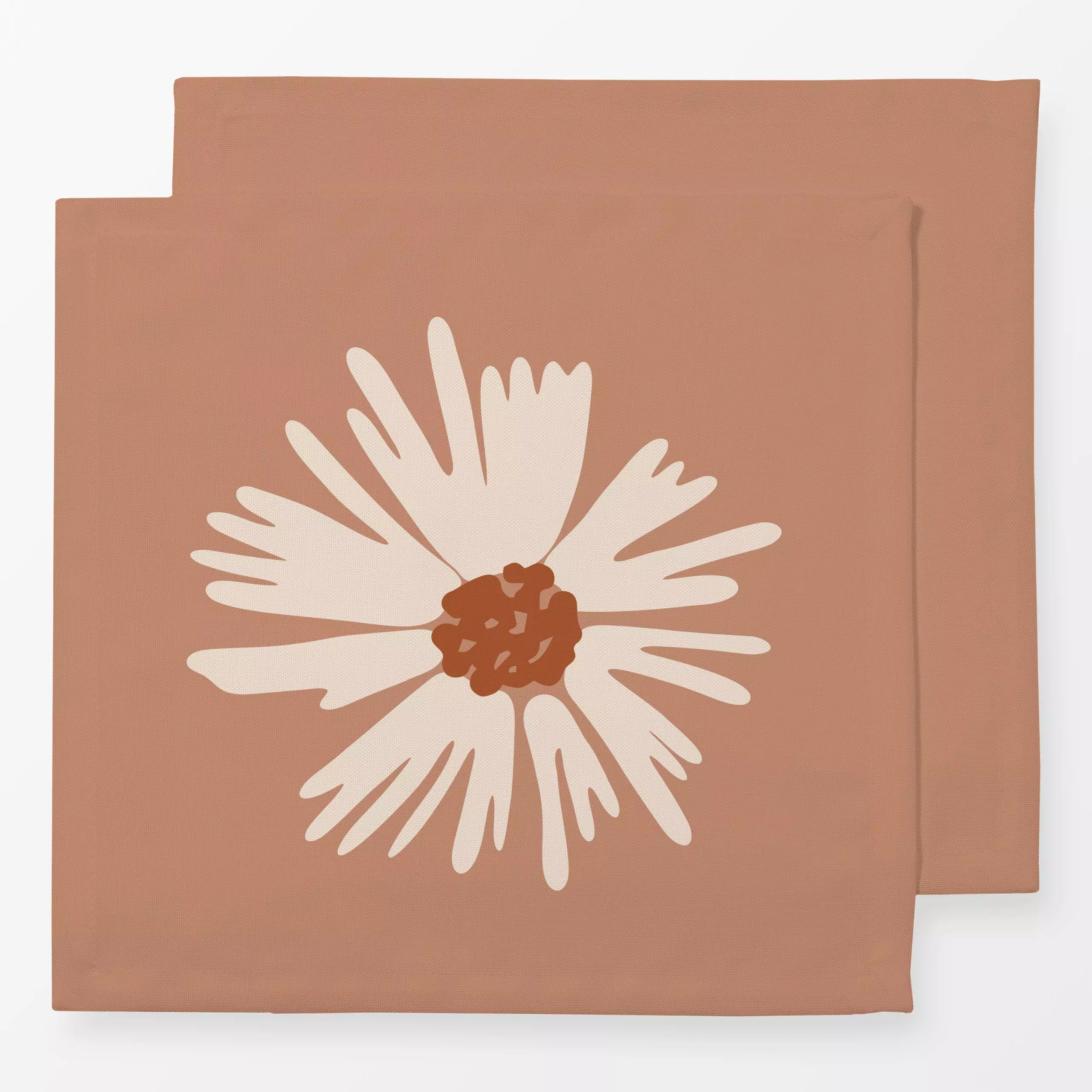 Servietten Aster karamell - Herbst, Natur & Landschaft, Pflanzen & Botanik - von „moDeern Design Studio"; Blumen, Herbst, He...