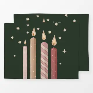 Tischset Kerzen
