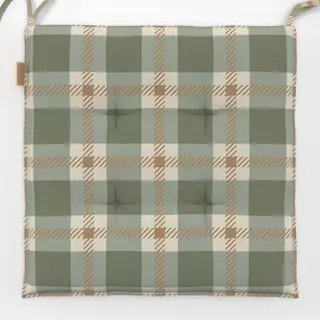 Sitzkissen Plaid green