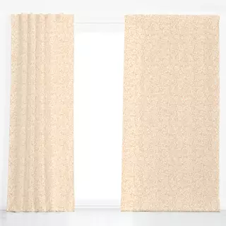 Dekovorhang Zweige beige gelb