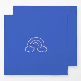 Servietten Little Rainbow blue