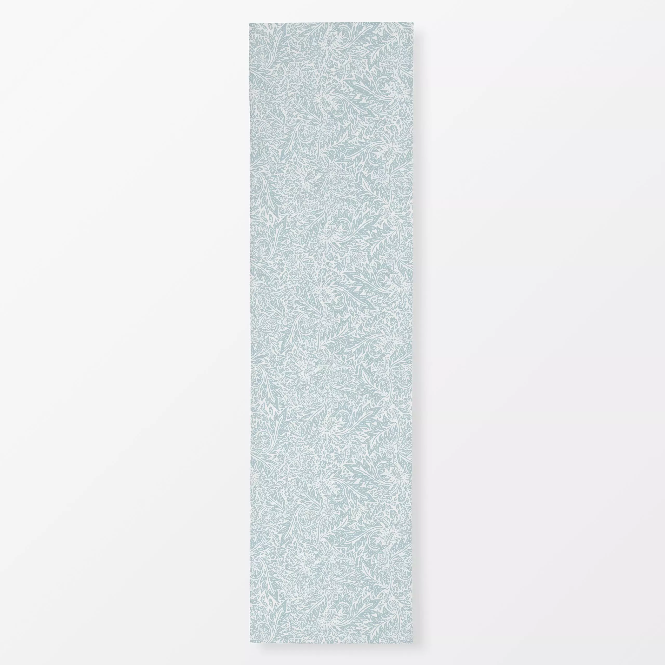 Tischläufer Morris blue leaves - Blumen & Florales, Pflanzen & Botanik, Retro & Vintage - von „Bloomery Decor"; Blätter, Som...