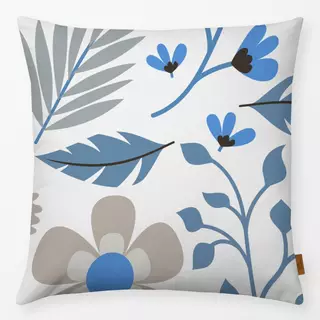 Kissen Scandi Flowers blue