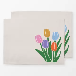 Tischset Tulpen