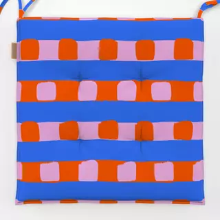 Sitzkissen Streifen Punkte Mix