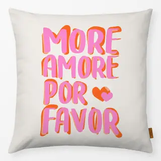 Kissen More-Amore-por-Favor-pink