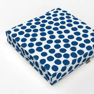 Bodenkissen Polka Dots 5 Blau Punkte