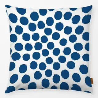 Kissen Polka Dots 5 Blau Punkte