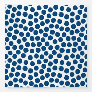 Tischdecke Polka Dots 5 Blau Punkte