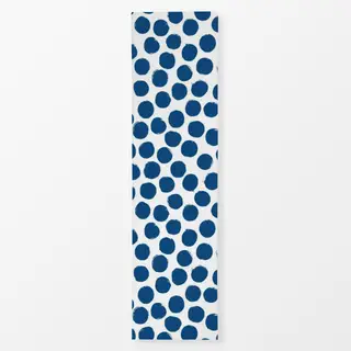 Tischläufer Polka Dots 5 Blau Punkte
