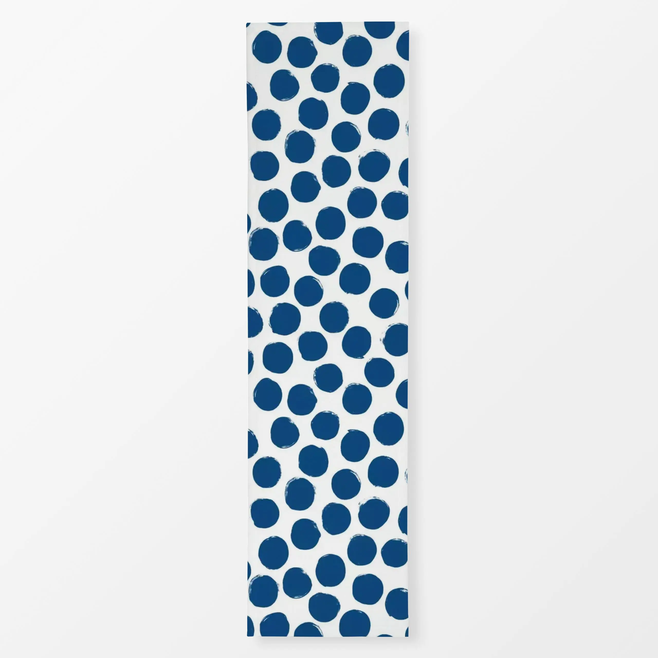 Tischläufer Polka Dots 5 Blau Punkte, gemustert, von Primus Pattern