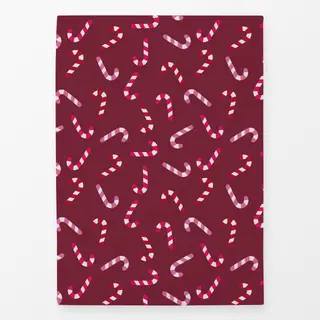 Geschirrtücher Zuckerstangen rot pink