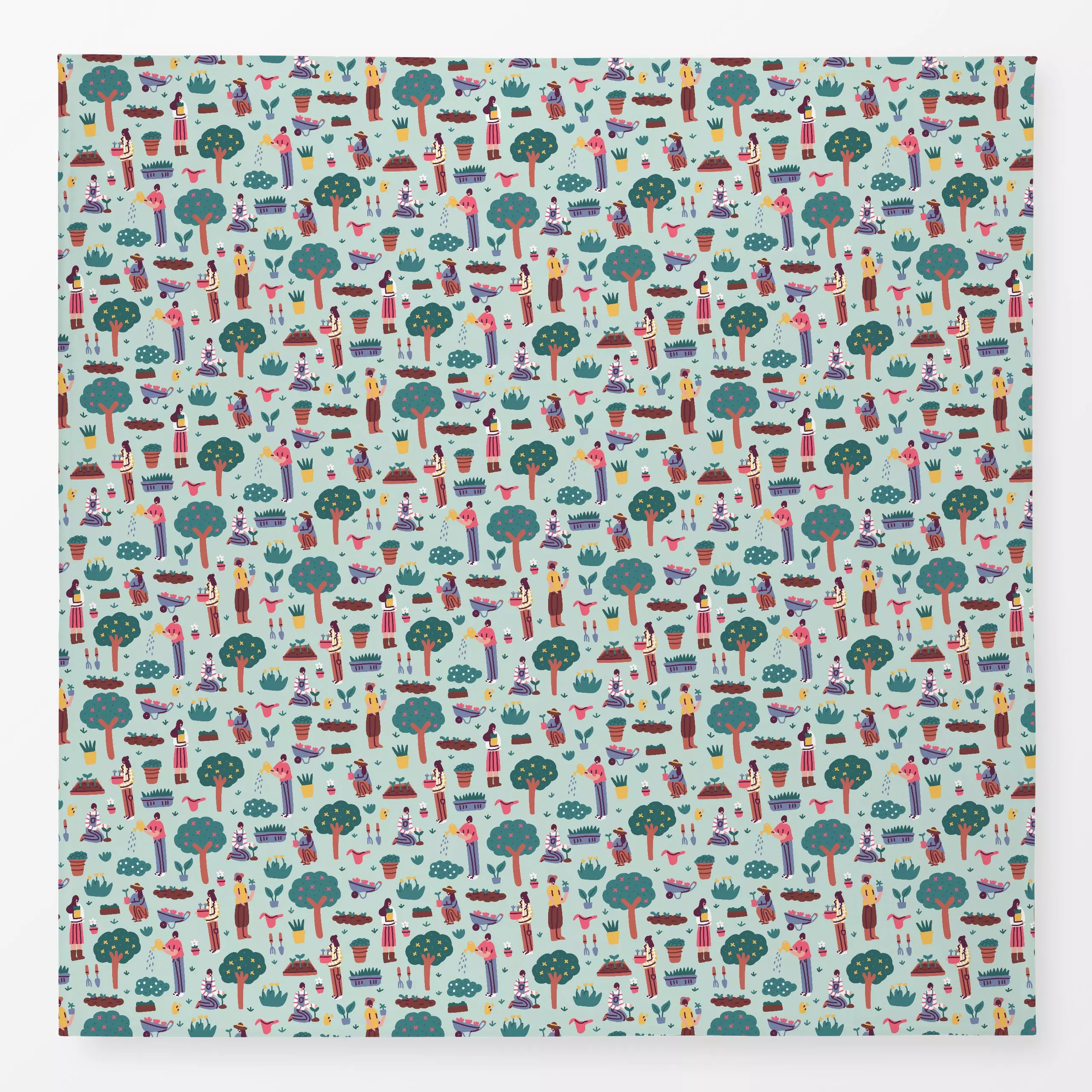 Tischdecke Spring Harvest - Blumen & Florales, Frühling, Natur & Landschaft - von „Sara Maese"; Natur, flower, Greenery, Nat...