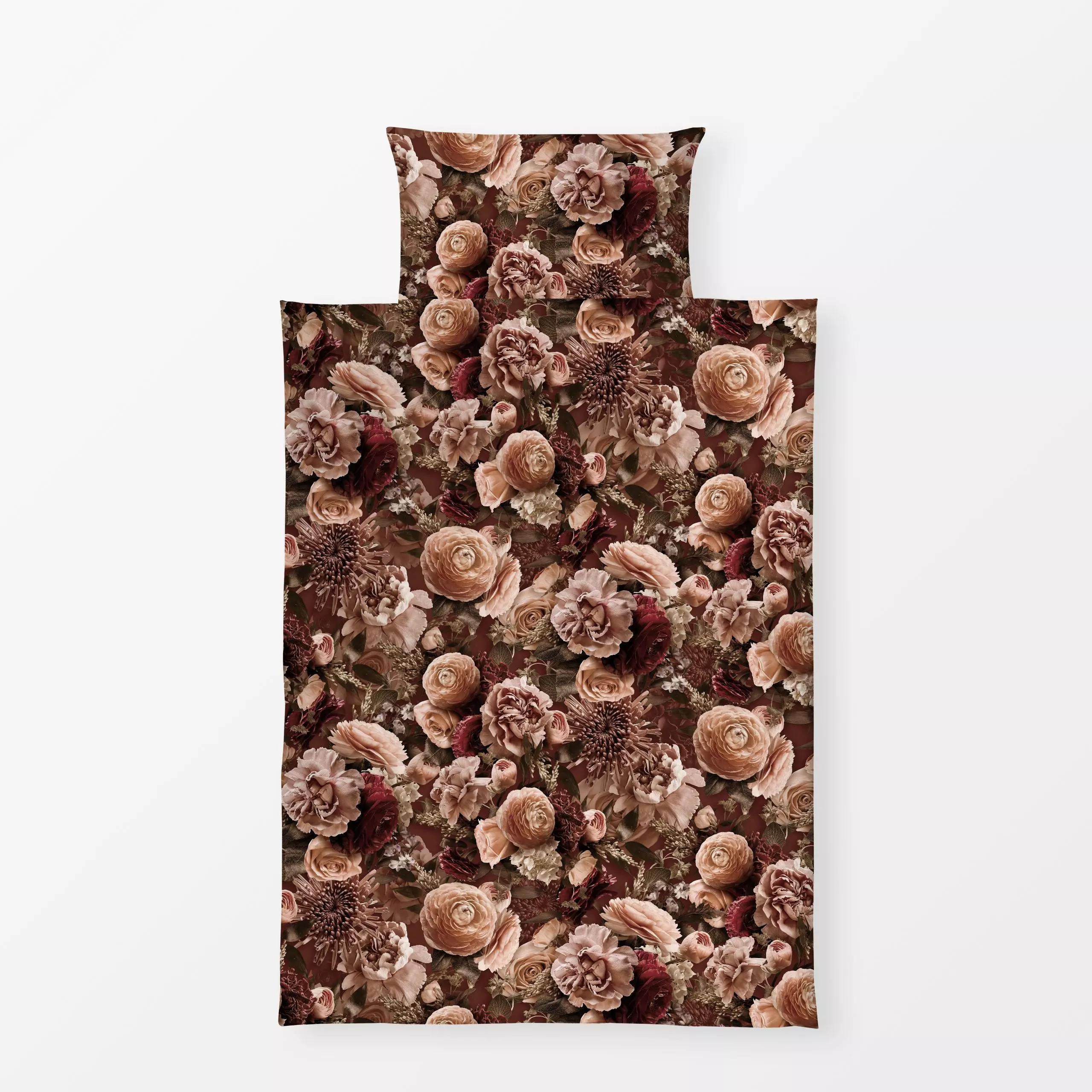 Bettwäsche Velveteen Flowers - Blumen & Florales - von „Andrea Haase"; floral, botanik, Pastell, Blumenmuster, Barock, opule...