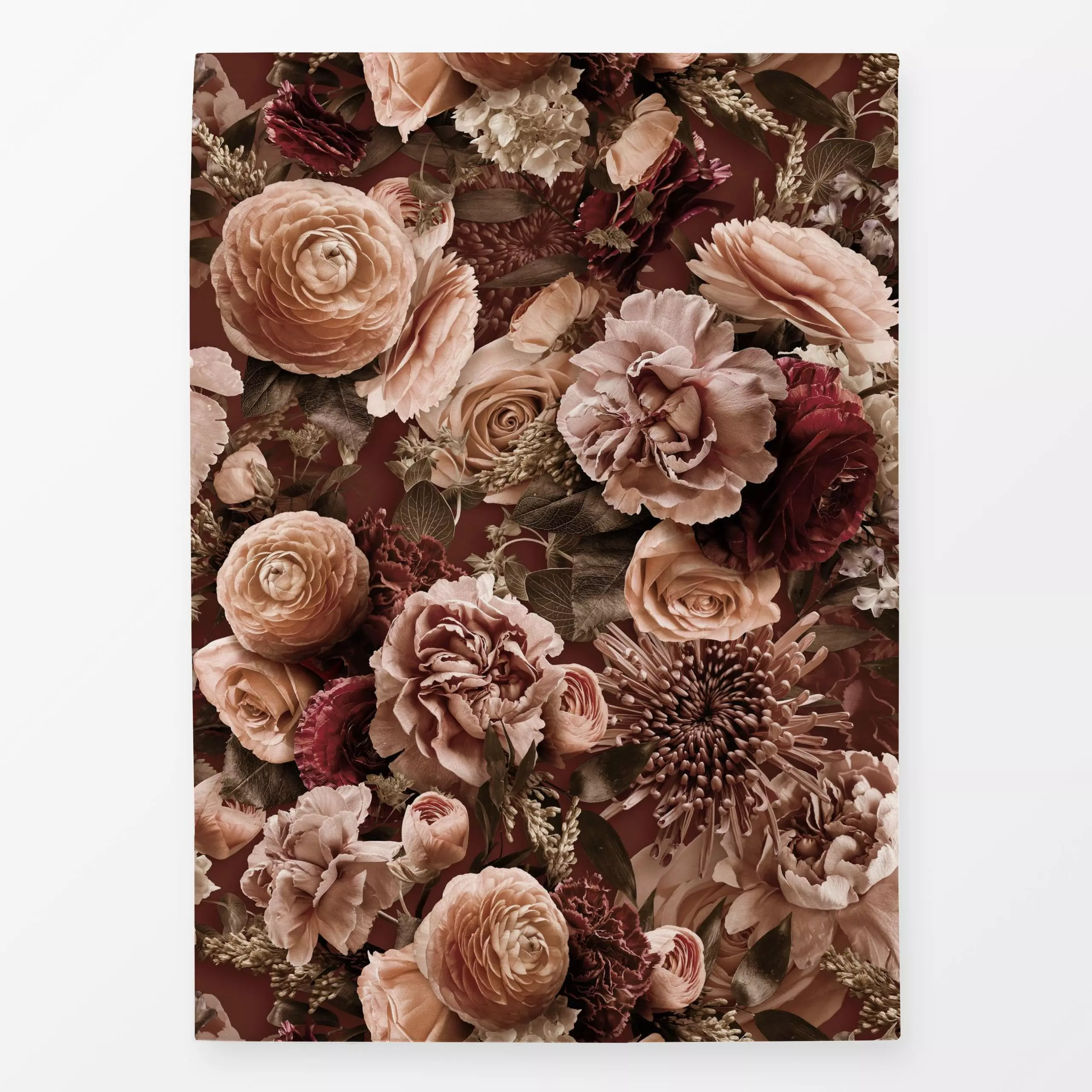 Geschirrtücher Velveteen Flowers - Blumen & Florales - von „Andrea Haase"; floral, botanik, Pastell, Blumenmuster, Barock, o...