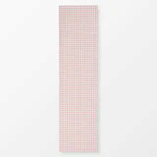 Tischläufer Kleines Karo Frühjahr Rosa