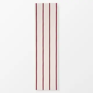 Tischläufer Dünne Streifen Bordeaux