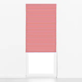 Raffrollo Spring Stripes Red Pink