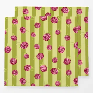 Servietten Fruity Raspberry Stripes