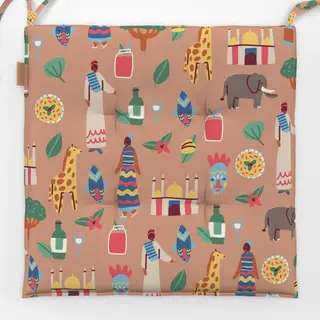 Sitzkissen Nigerian Culture