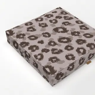 Bodenkissen Leo Circles and Dots gray