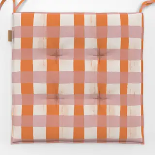 Sitzkissen Art Stripes orange