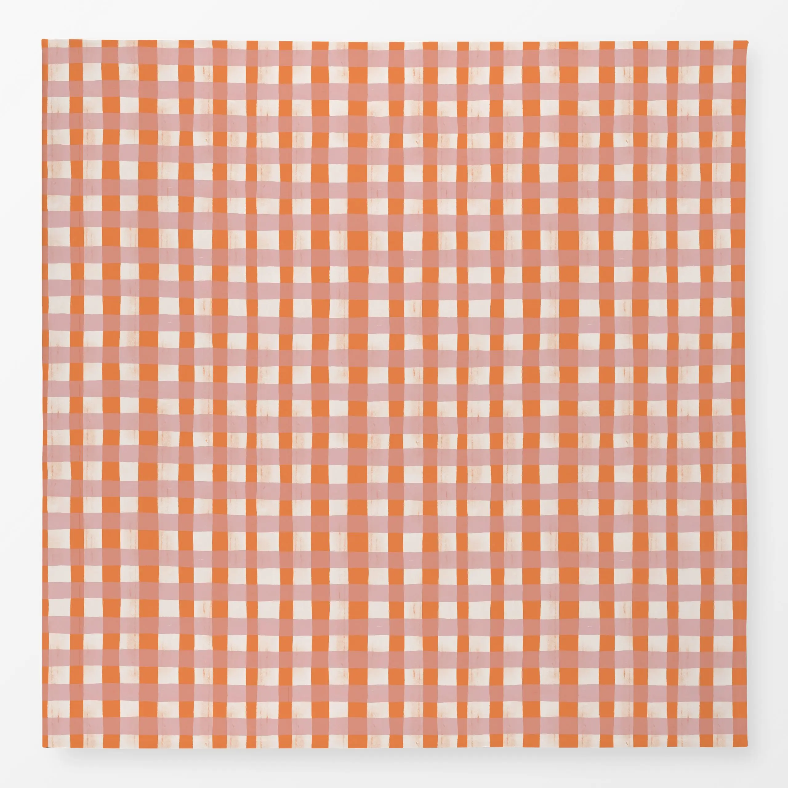 Tischdecke Art Stripes orange - Herbst, Symbole & Muster - von „Kruth Design"; Zeichnung, Linien, Streifen, modern, Karo, He...