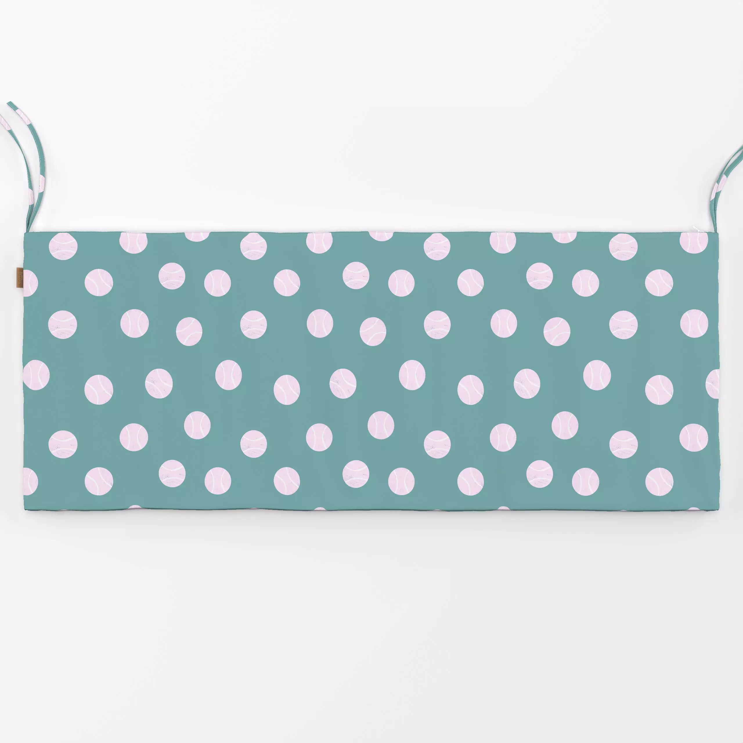 Bankauflage Vintage Vibe Tennisball - Sommer, Sport - von „Studio ROSAGRAU"; Retro, Tennis, Sommer, vintage, outdoor, Studio...