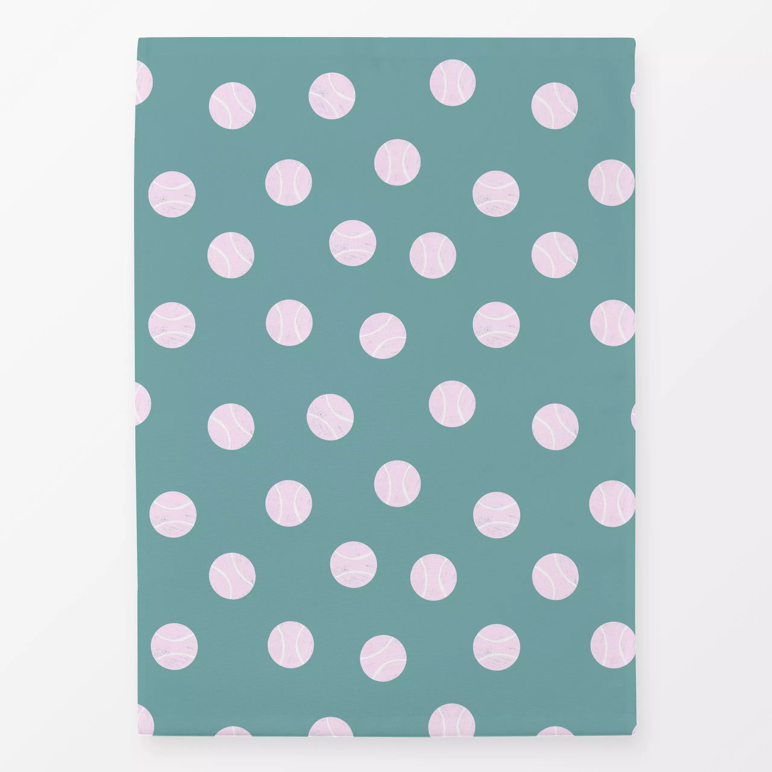 Geschirrtücher Vintage Vibe Tennisball - Sommer, Sport - von „Studio ROSAGRAU"; Retro, Tennis, Sommer, vintage, outdoor, Stu...