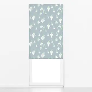 Raffrollo Schneeglöckchen