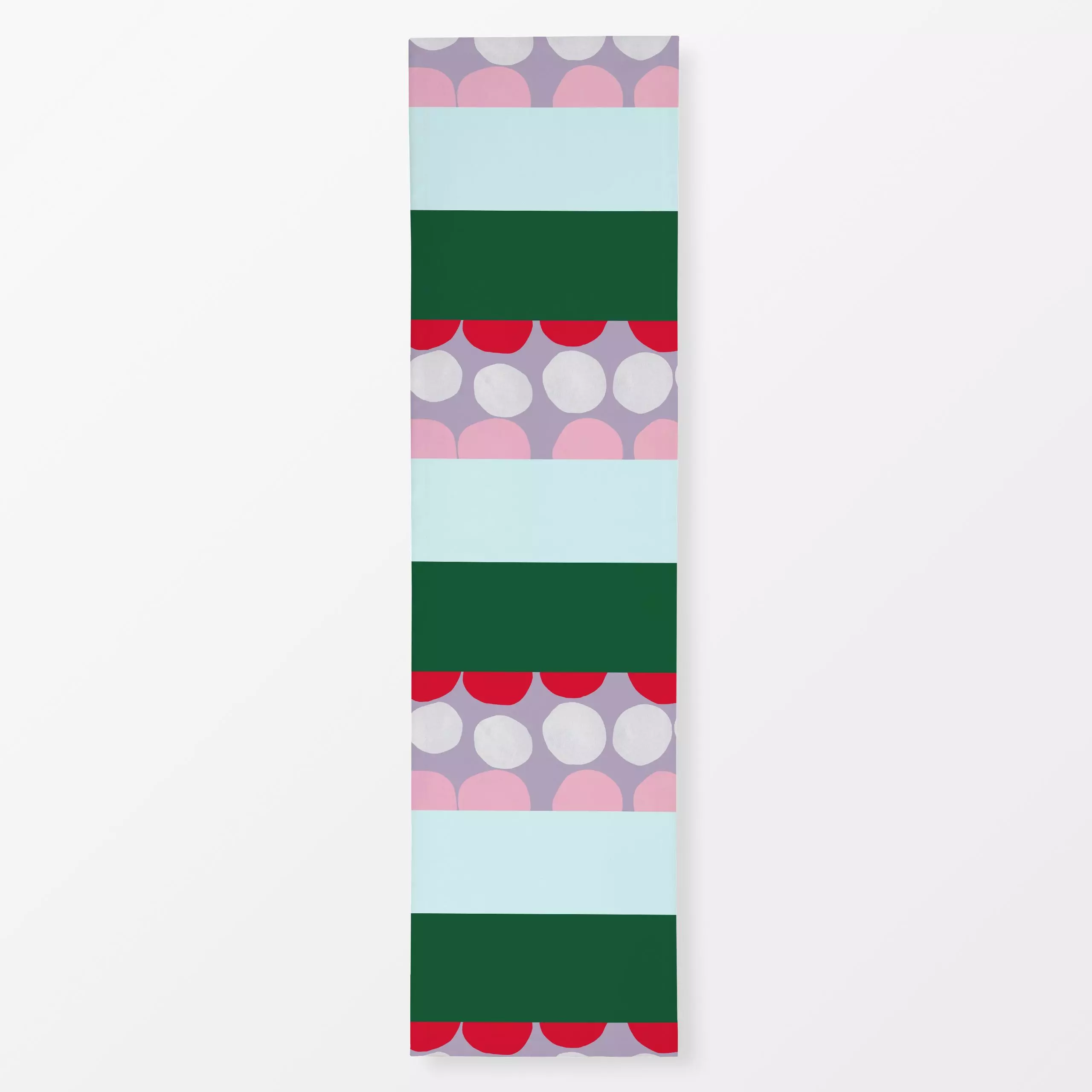 Tischläufer Stripes and Stones, gemustert, fürs Kinderzimmer, Sommer, von Iris Knabenschuh Textildesign