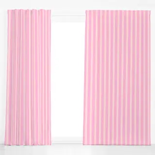 Dekovorhang Soft Candy Pink Stripes