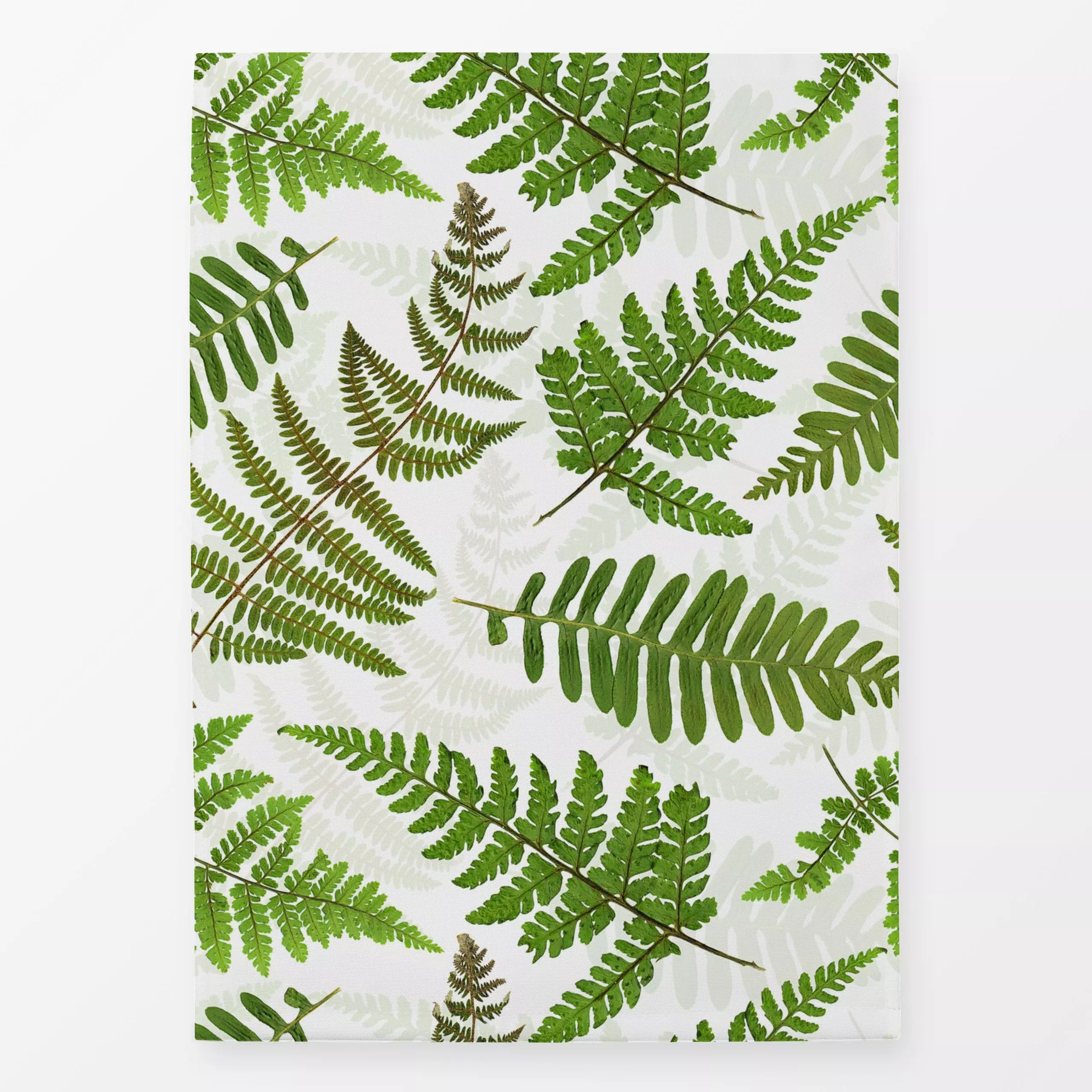 Geschirrtücher Farnblätter Wald - Blumen & Florales, Sommer - von „Uta Naumann"; Muster, Blatt, Trockenblumen, skandinavisch...