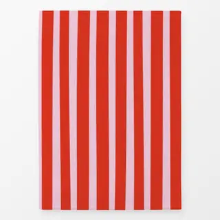Geschirrtücher Stripes Rosa Rot