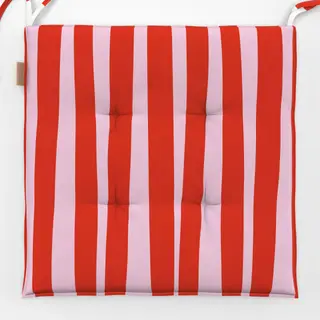 Sitzkissen Stripes Rosa Rot