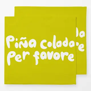 Servietten Pina Colada