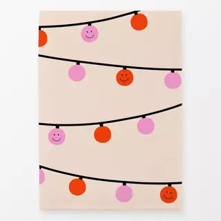 Geschirrtücher Lichterkette Smile