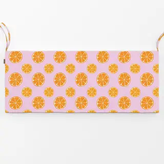 Bankauflage Orangen Limonade rose