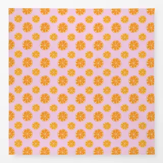 Tischdecke Orangen Limonade rose