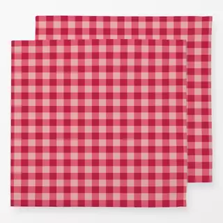 Servietten Viva Magenta Karo