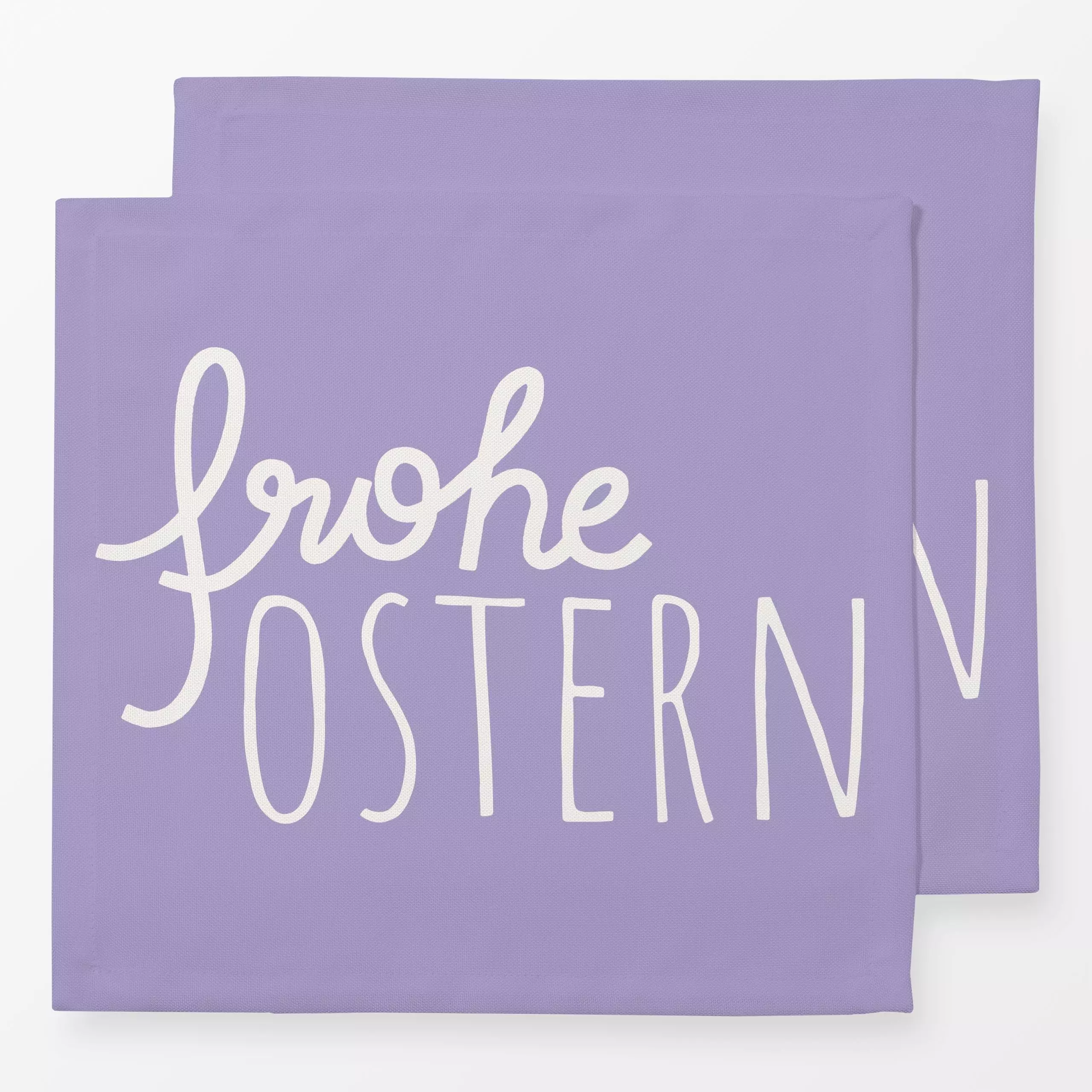 Servietten Frohe Ostern flieder - Frühling, Sprüche & Schriftzüge, Anlässe, Ostern - von „Studio Kesse"; Ostern, typografie,...